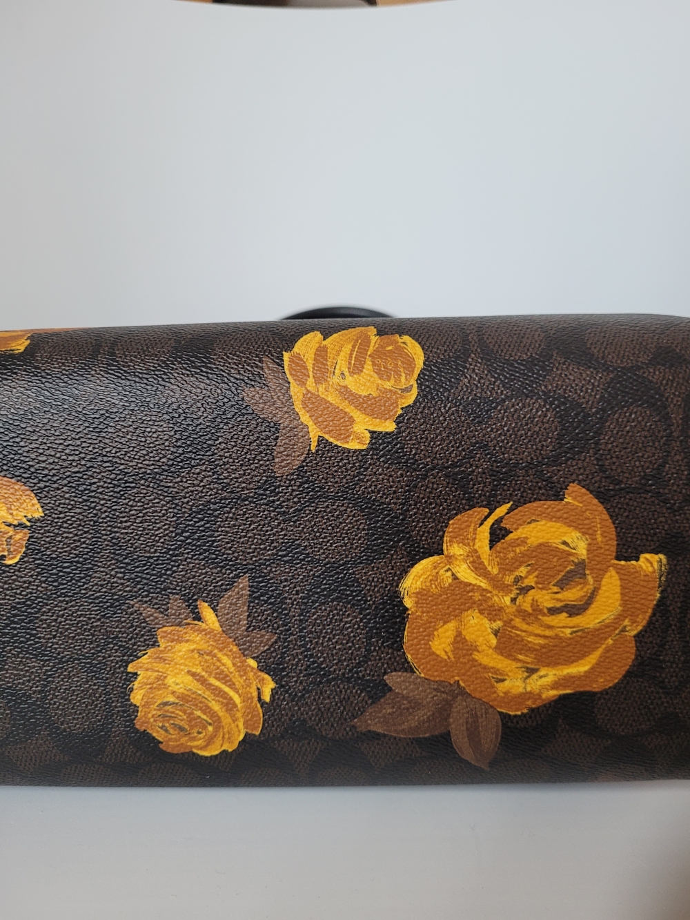 Coach Rowan Satchel Bag in Signature Canvas with Floral Print - Picture 15 of 16